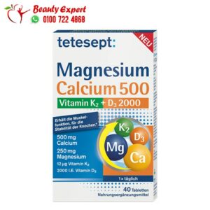 Tetesept magnesium calcium tablets