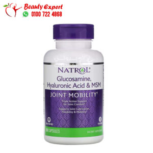 Natrol glucosamine hyaluronic acid and MSM for joint mobility
