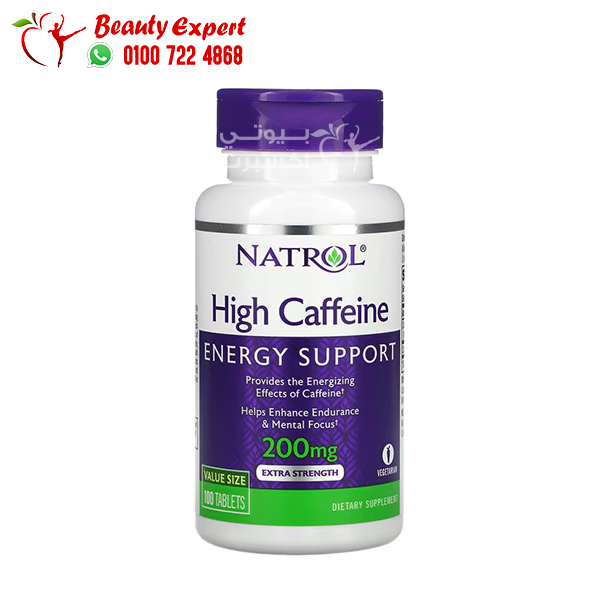 Natrol high caffeine 200 mg for energy support