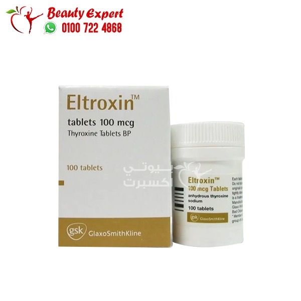 Eltroxin 100 mcg treats thyroid gland
