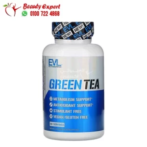 EVLution Nutrition Green Tea Capsules for weight loss 60 Veggie Capsules