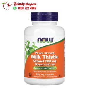 Now foods milk thistle extract capsules for liver function