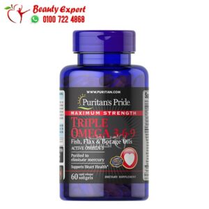 Puritan's pride omega 3 6 9 for heart and brain health promoter
