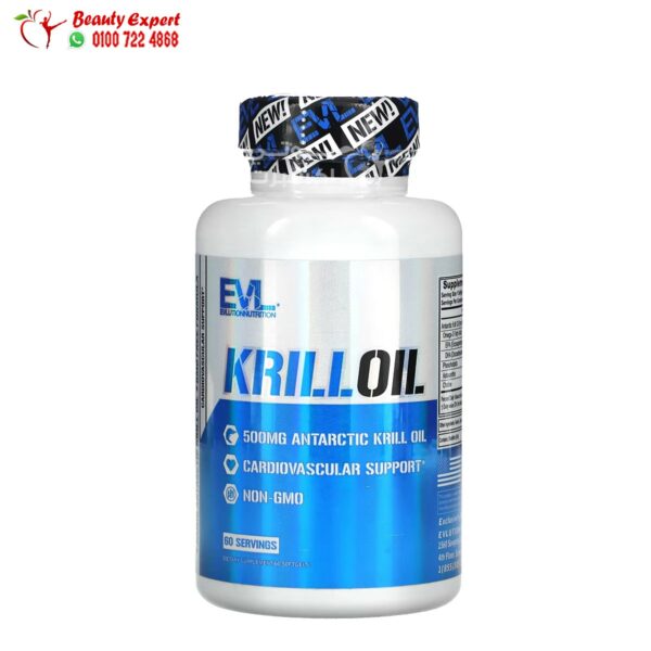 Evlution nutrition krill oil tablets for cardiovascular health support