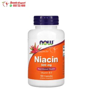 NOW Foods Niacin 500 mg 100 Capsules