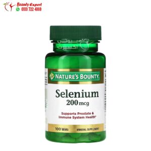 Nature’s Bounty selenium 200 mcg tablets support prostate and immune system health