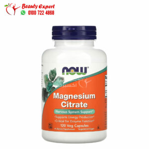 Now magnesium citrate tablets for nervous system support
