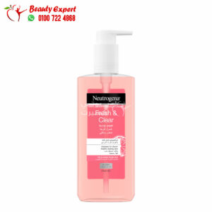 Neutrogena fresh and clear facial wash cleanses the skin