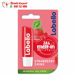 Labello lip balm strawberry soothes and moisturises lips
