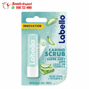 Labello caring scrub and moisturizer