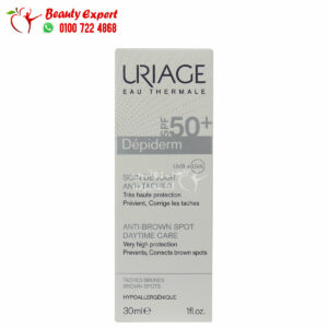 Uriage depiderm cream spf 50 to correct and prevent brown spots