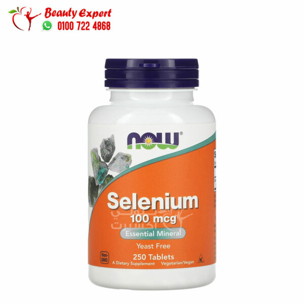 ناو فودز سيلينيوم حبوب للصحة العامة 100 ميكروجرام 250 قرصًا NOW Foods Selenium 100 mcg