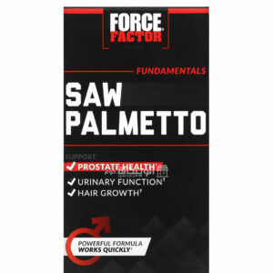 ساو بالميتو للبروستاتا فورس فيكتور 60 كبسولة Force Factor Fundamentals Saw Palmetto