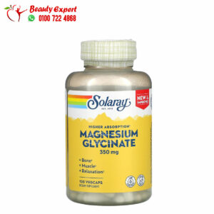 Solaray High Absorption Magnesium Glycinate 350 mg 120 Veggie Capsules