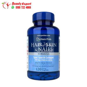 حبوب hair skin nails formula قرص – puritan’s pride hair skin and nails 60 tablets