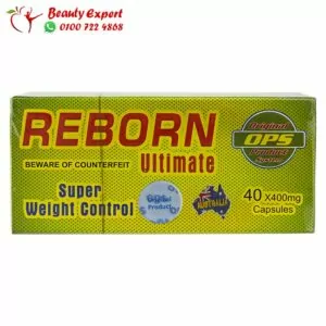 Reborn capsules package for fat burn and weight loss